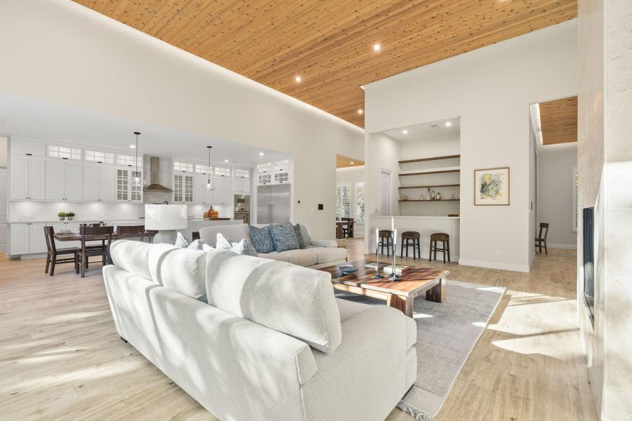 Furnished interior view inside a new home in , Tomball (Image 39).