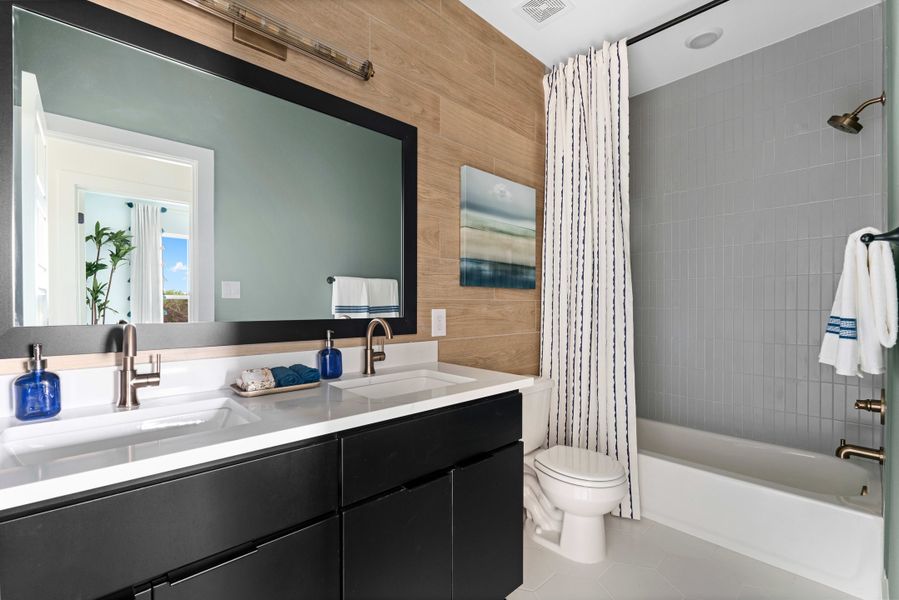 Furnished interior view inside a new home in Heritage, Dripping Springs (Image 45). Furnished interior view inside a new home in Heritage, Dripping Springs (Image 45).