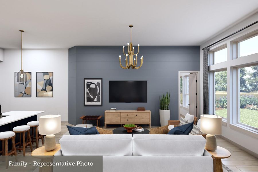 Furnished interior view inside a new home in Audubon – Ascent Collection, Magnolia (Image 5). Furnished interior view inside a new home in Audubon – Ascent Collection, Magnolia (Image 5).
