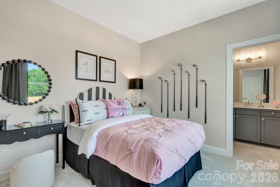 Secondary bedroom with private bathroom