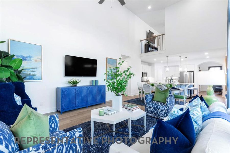 Furnished interior view inside a new home in Goodland, Midlothian (Image 17).