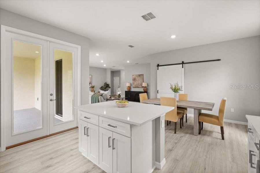 Furnished interior view inside a new home in , Ocala (Image 5).