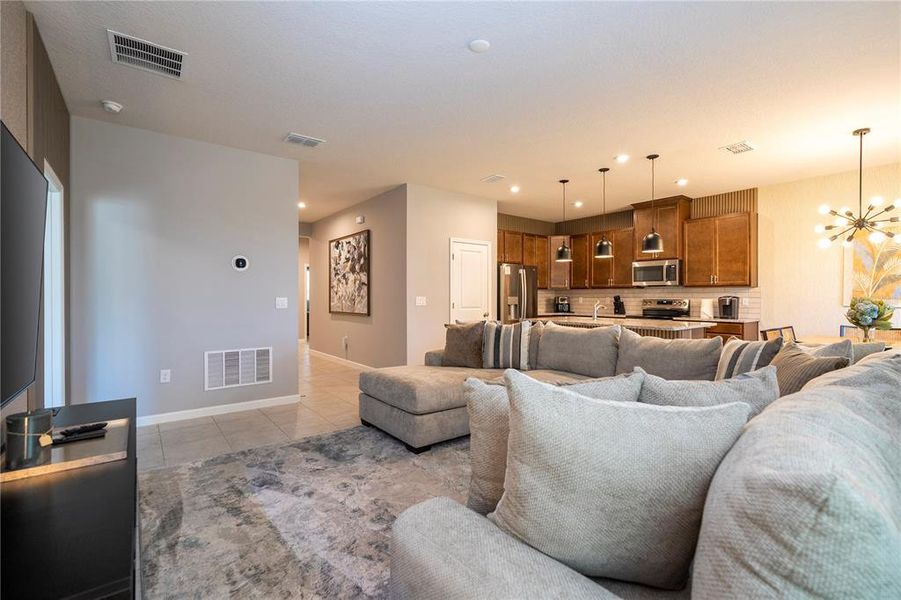Furnished interior view inside a new home in , St. Cloud (Image 9).