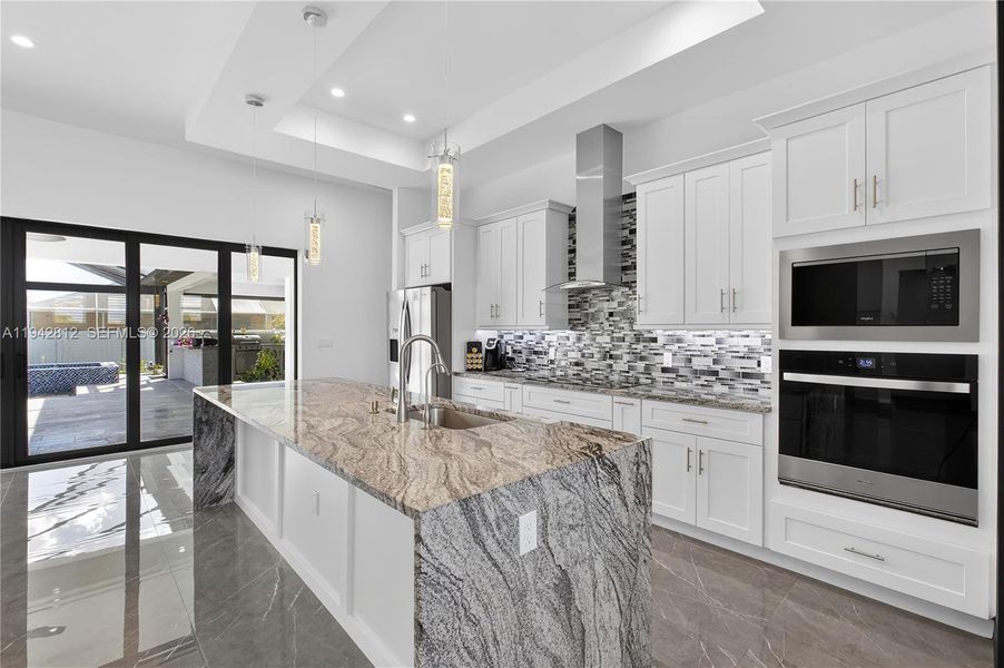 Furnished interior view inside a new home in , Cape Coral (Image 5). Furnished interior view inside a new home in , Cape Coral (Image 5).