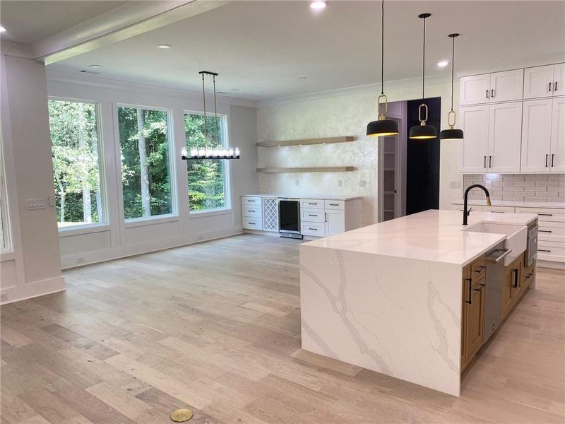 Furnished interior view inside a new home in , Dacula (Image 38).