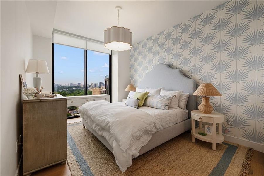 Furnished interior view inside a new home in , Atlanta (Image 44).