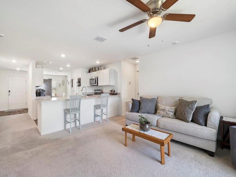 Furnished interior view inside a new home in , Port St. Lucie (Image 22).
