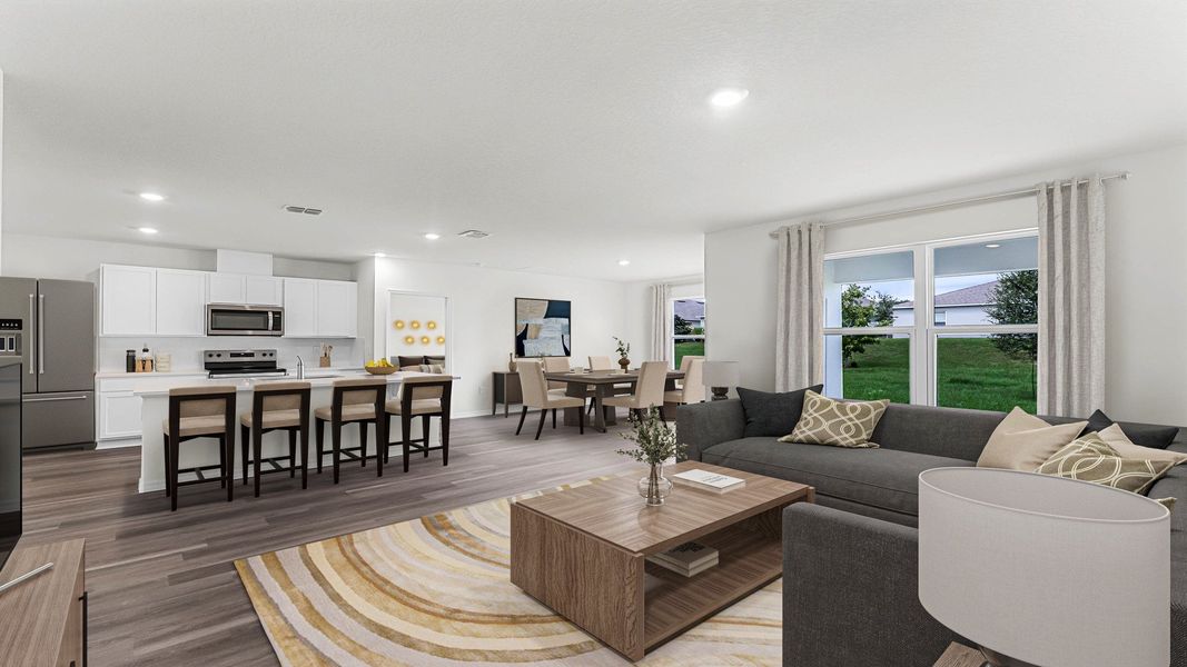 Furnished interior view inside a new home in Fountain View, Ormond Beach (Image 6).