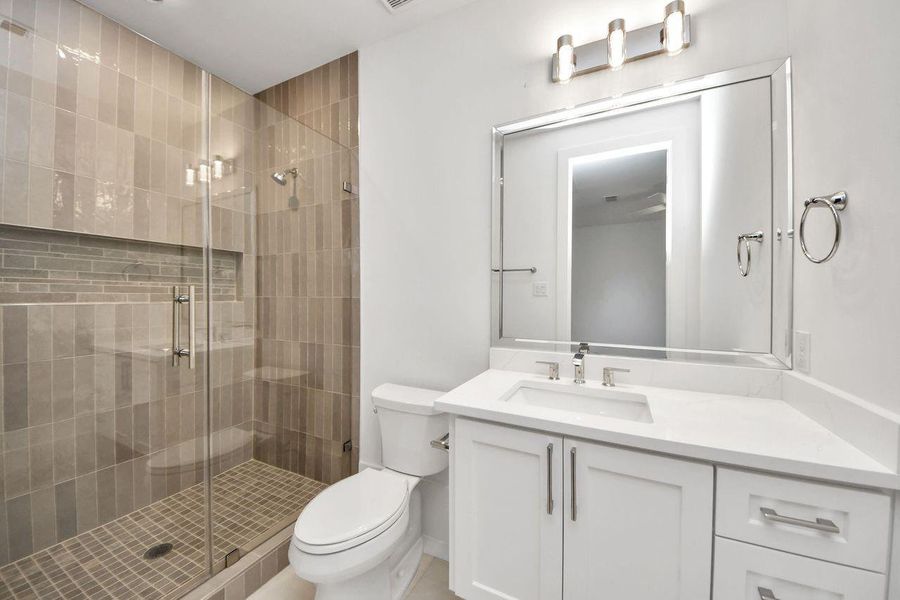 Furnished interior view inside a new home in , Houston (Image 42).