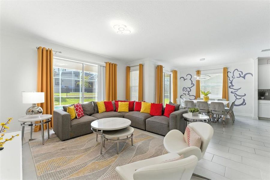 Furnished interior view inside a new home in , Davenport (Image 15).