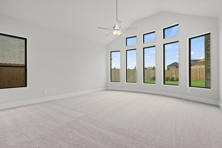 Spacious, unfurnished interior of a new home in Harvest Green, Richmond (Image 25). Spacious, unfurnished interior of a new home in Harvest Green, Richmond (Image 25).