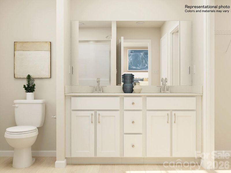 Furnished interior view inside a new home in Cannon Village, York (Image 12).