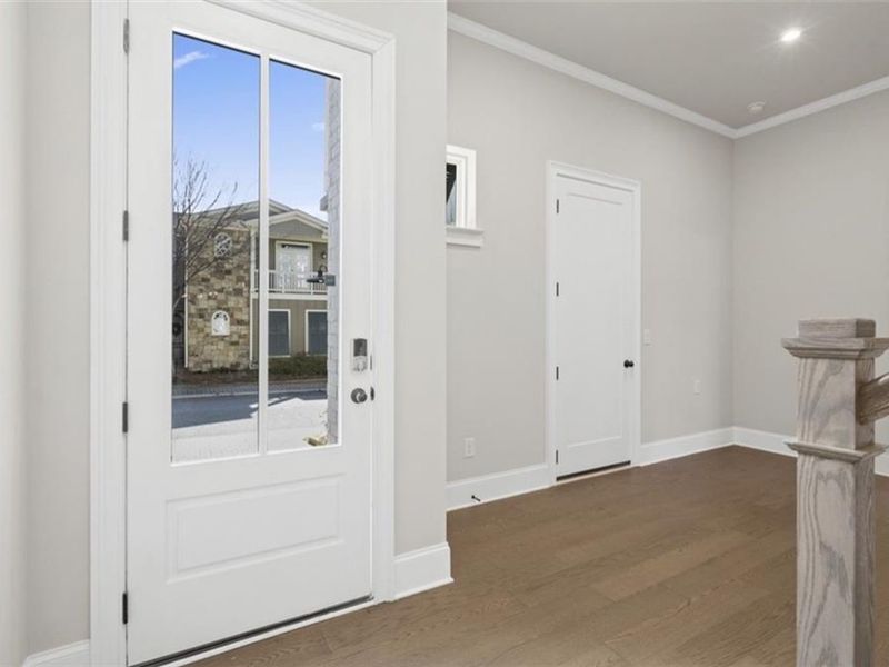 Spacious, unfurnished interior of a new home in The Village at Towne Lake, Woodstock (Image 36).