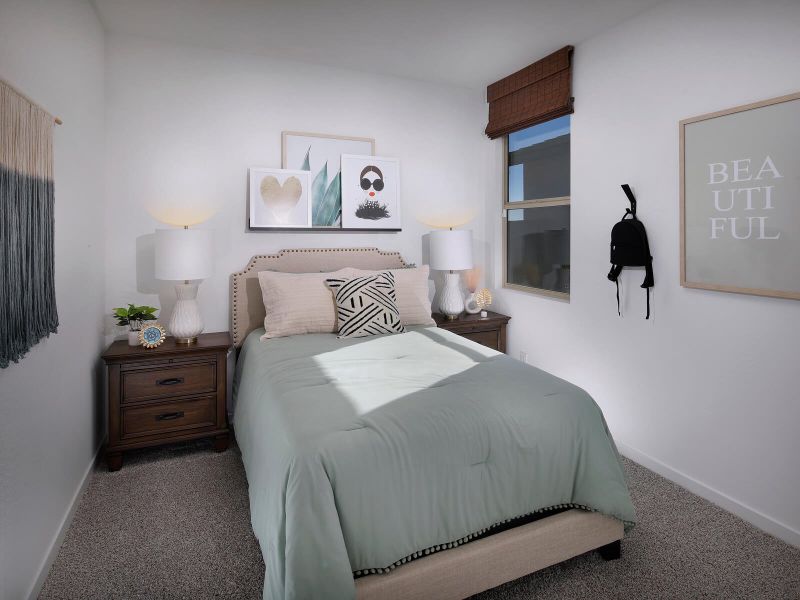 Three secondary bedrooms provides ample space for the whole family.