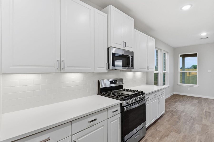 Furnished interior view inside a new home in , Fresno (Image 8).