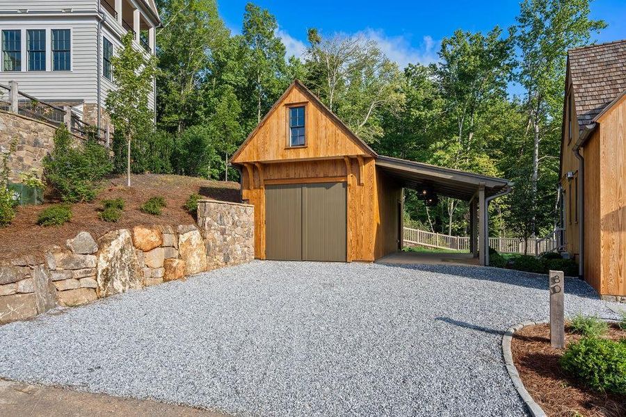 Front exterior of a new home in , Clarkesville, GA, highlighting curb appeal (Image 34).