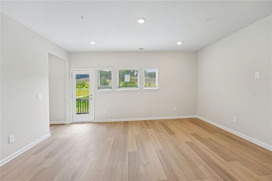 Spacious, unfurnished interior of a new home in Hemingway - Highland Series, Cumming (Image 21).