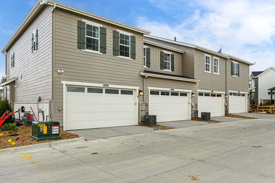 Representative exterior photo of a completed home built from the Independence by Taylor Morrison in Parterre Townhomes - The Westerly Collection, Thornton, CO (Image 21).
