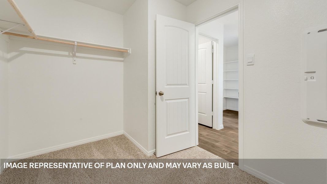 Spacious, unfurnished interior of a new home in Trails at Wildhorse, Austin (Image 16).