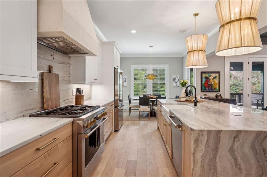 Furnished interior view inside a new home in , Brookhaven (Image 18).