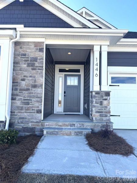 Covered front porch Covered front porch