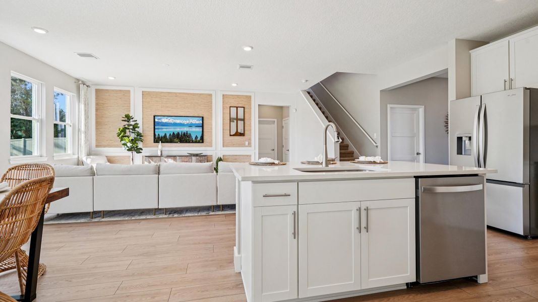 Representative furnished interior of a home built from the Coral by D.R. Horton in Tartan Farms at Winding Oaks, Ocala (Image 9).