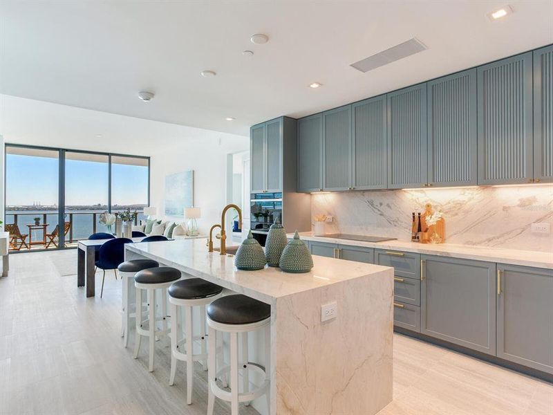 Furnished interior view inside a new home in , Tampa (Image 10).