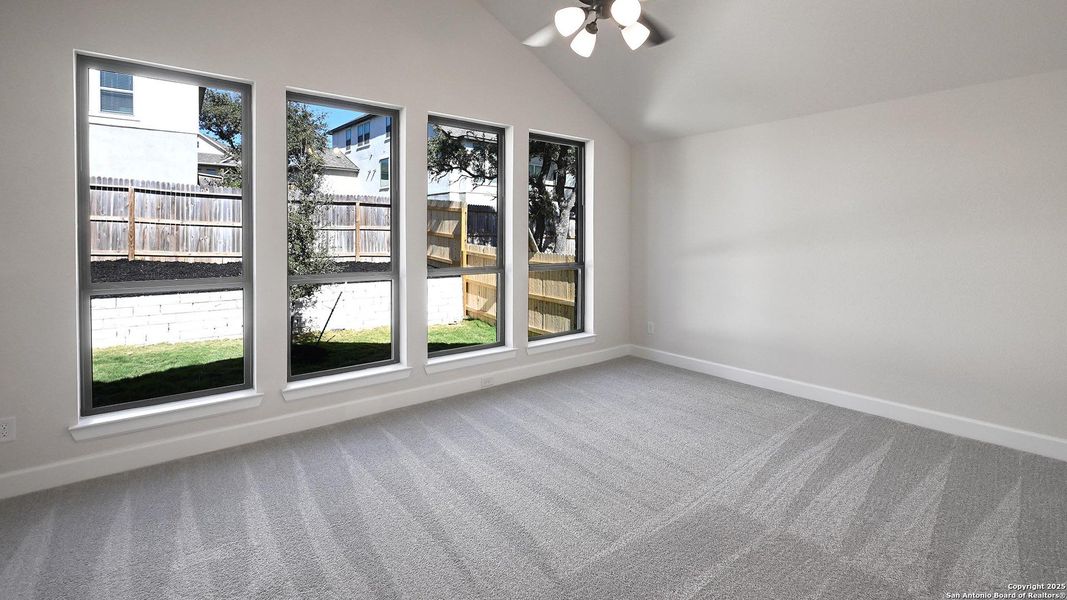 Spacious, unfurnished interior of a new home in Kinder Ranch 70', San Antonio (Image 21). Spacious, unfurnished interior of a new home in Kinder Ranch 70', San Antonio (Image 21).