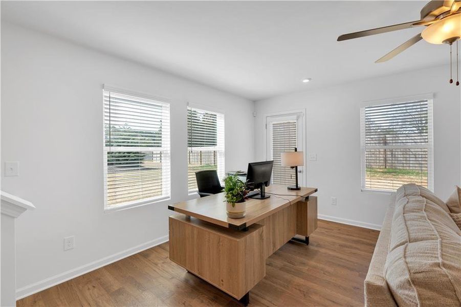 Furnished interior view inside a new home in Village Green, Adairsville (Image 15).