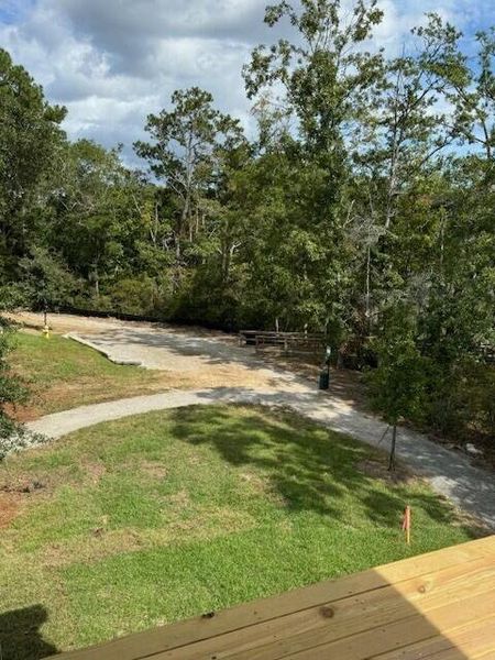 Exterior details and patio area of a home in Oak Bluff, Charleston (Image 3). Exterior details and patio area of a home in Oak Bluff, Charleston (Image 3).