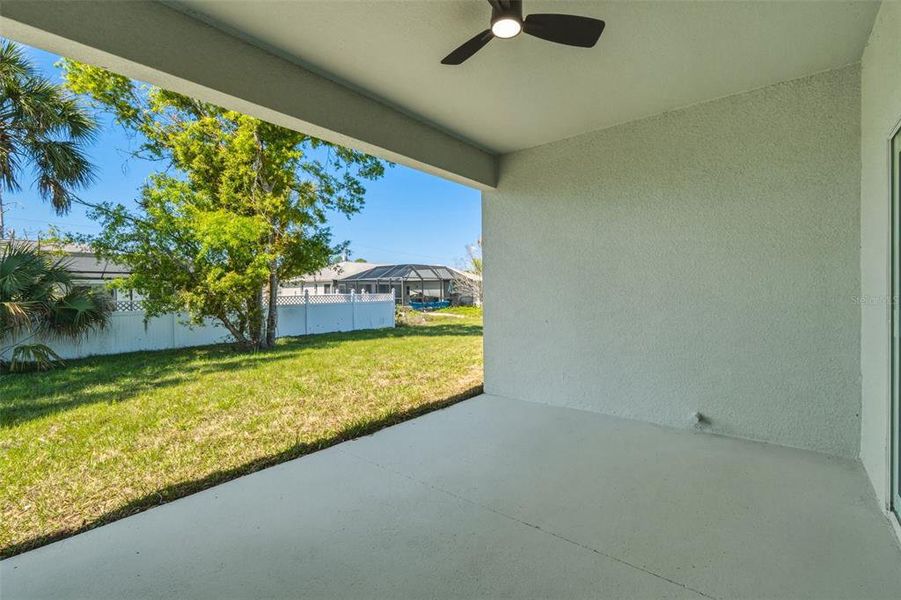 Exterior details and patio area of a home in , North Port (Image 21).