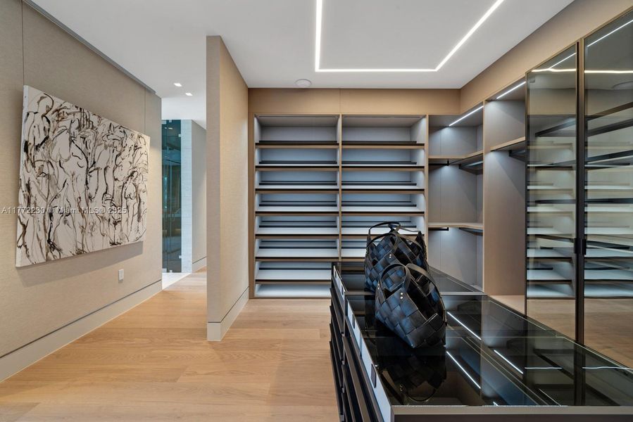 Furnished interior view inside a new home in , Miami Beach (Image 14). Furnished interior view inside a new home in , Miami Beach (Image 14).