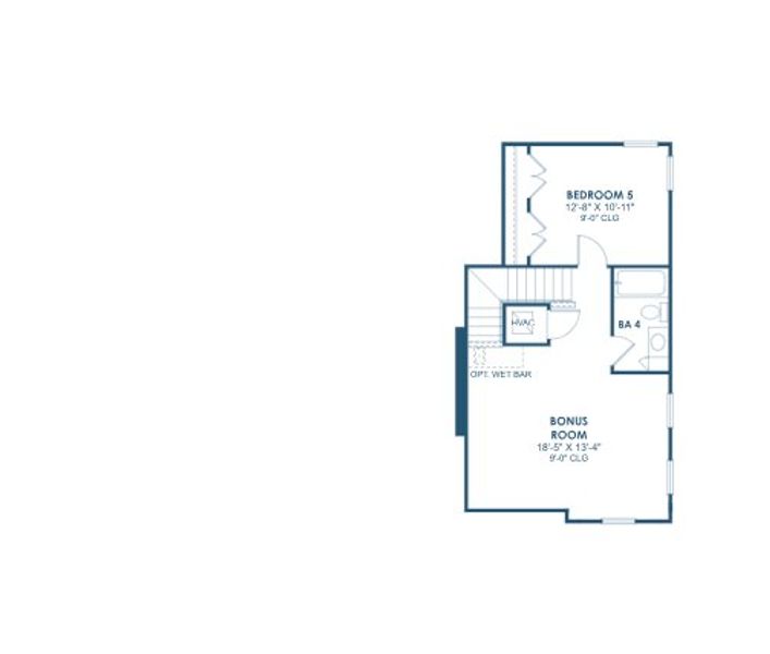 2D floor plan layout of this home in Two Rivers, Zephyrhills, FL (Image 6).
