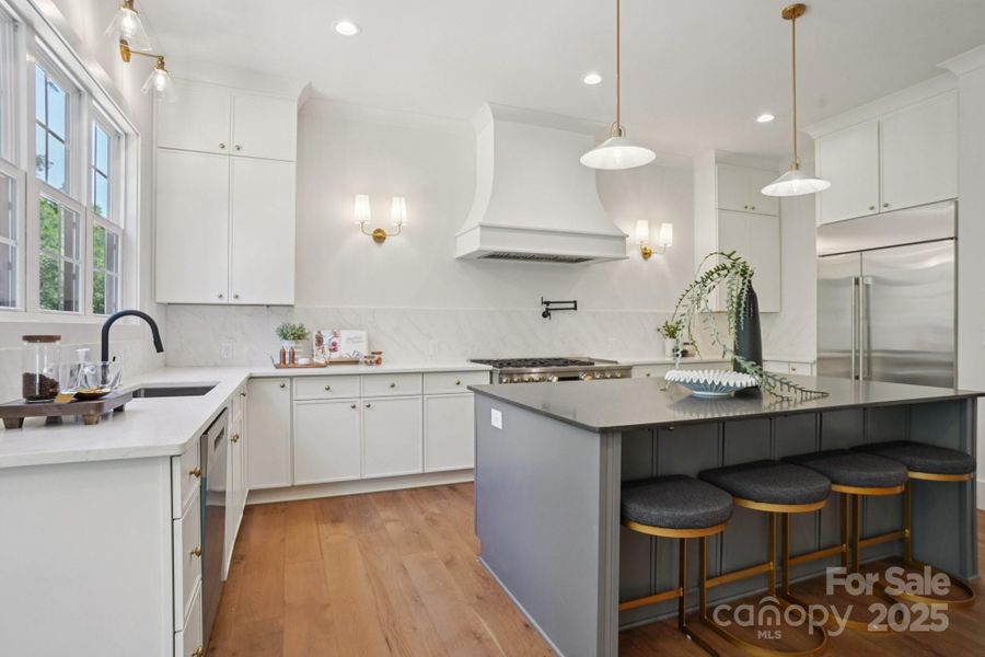 Furnished interior view inside a new home in , Huntersville (Image 30).