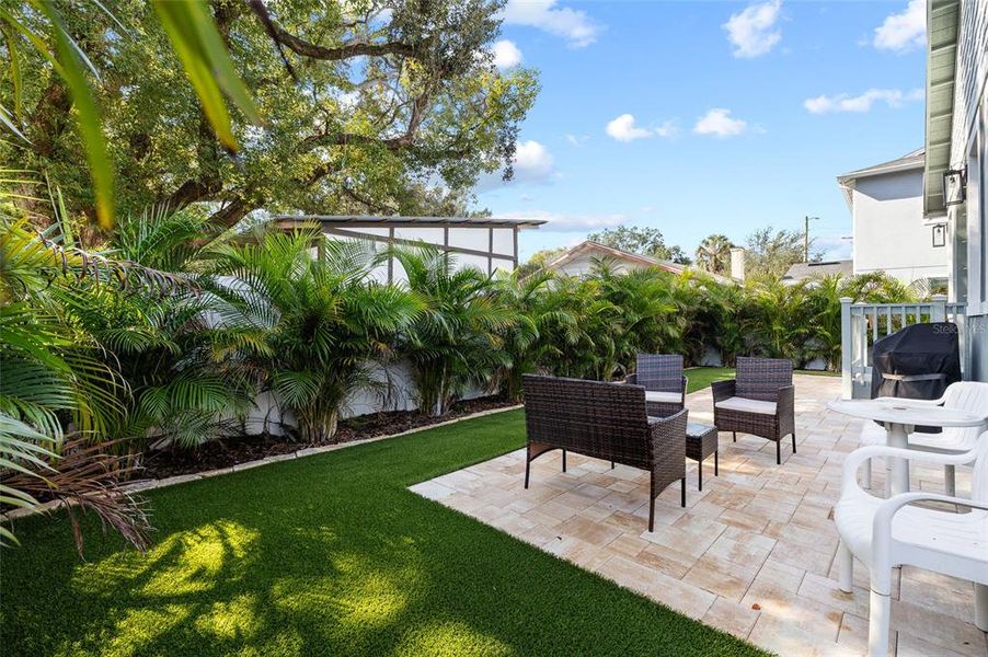 Exterior details and patio area of a home in , Tampa (Image 23). Exterior details and patio area of a home in , Tampa (Image 23).