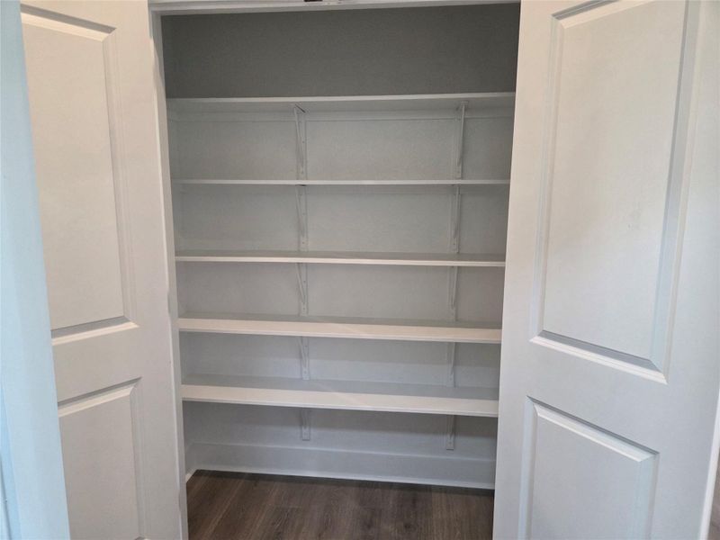 Hall closet / pantry Hall closet / pantry