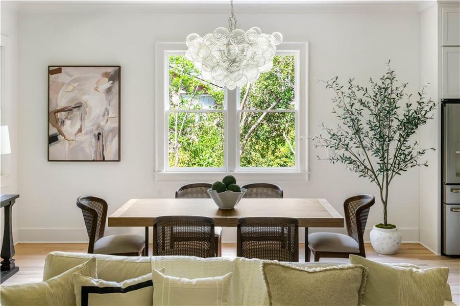 Furnished interior view inside a new home in , Marietta (Image 33).
