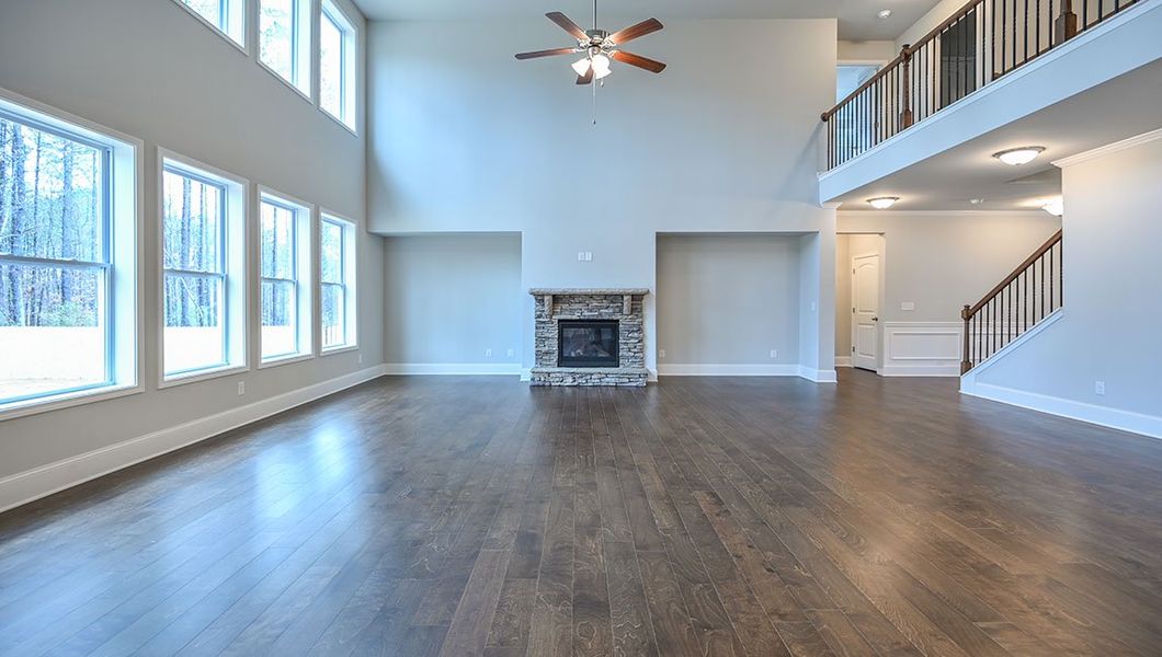 Spacious, unfurnished interior of a new home in Thalley Creek Estates, Cumming (Image 22). Spacious, unfurnished interior of a new home in Thalley Creek Estates, Cumming (Image 22).