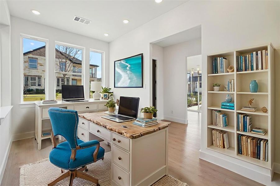 Furnished interior view inside a new home in , Rowlett (Image 12).