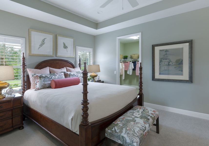 Representative furnished interior of a home built from the Fresh Spring by Neal Communities in Verandah, Fort Myers (Image 19).