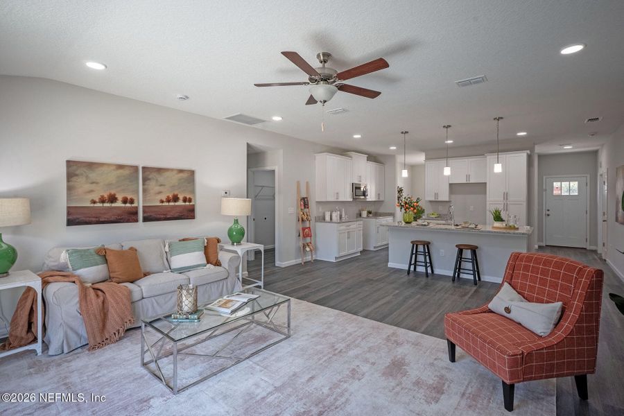 Furnished interior view inside a new home in , Jacksonville (Image 11).