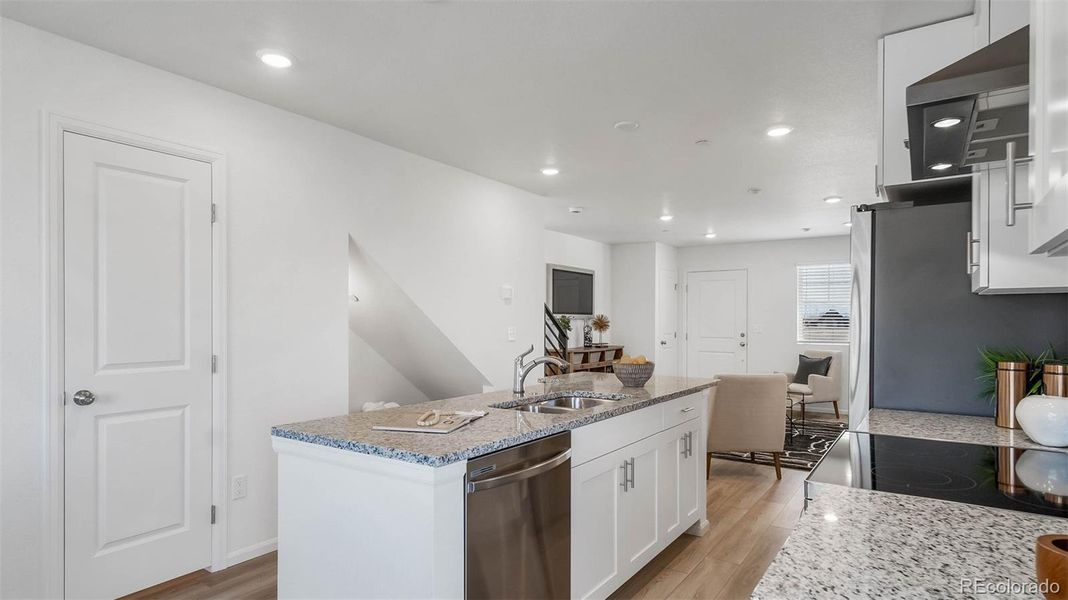 Furnished interior view inside a new home in , Commerce City (Image 7).