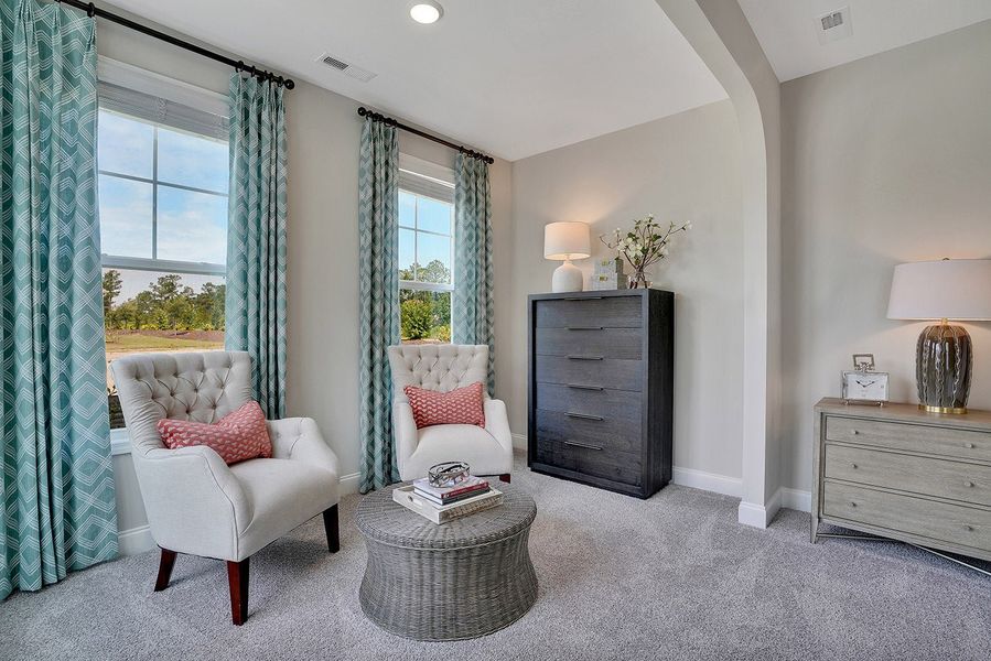 Representative furnished interior of a home built from the Promenade by McKee Homes in The Cottages at 78 North, Sanford (Image 25).
