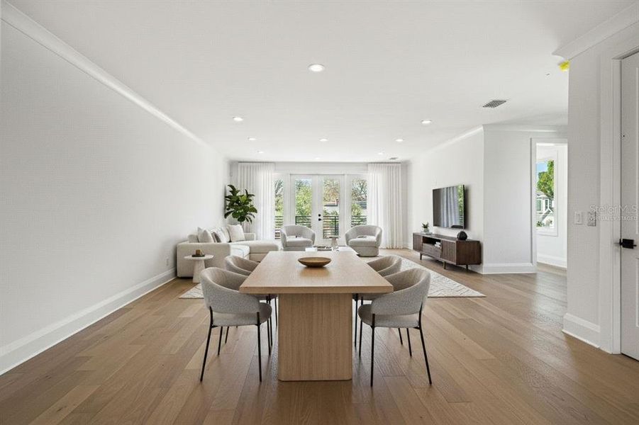 Furnished interior view inside a new home in , Tampa (Image 16).