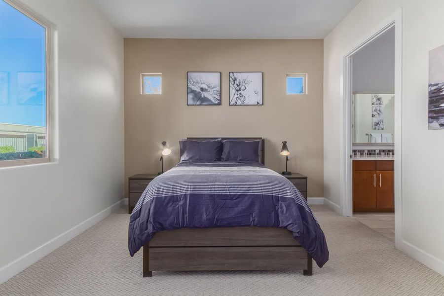 Furnished interior view inside a new home in Bellero Estates, Queen Creek (Image 23).