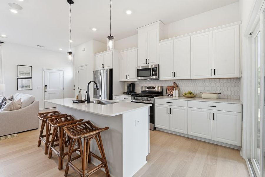 Furnished interior view inside a new home in Indian Trail Townhomes, Indian Trail (Image 9).