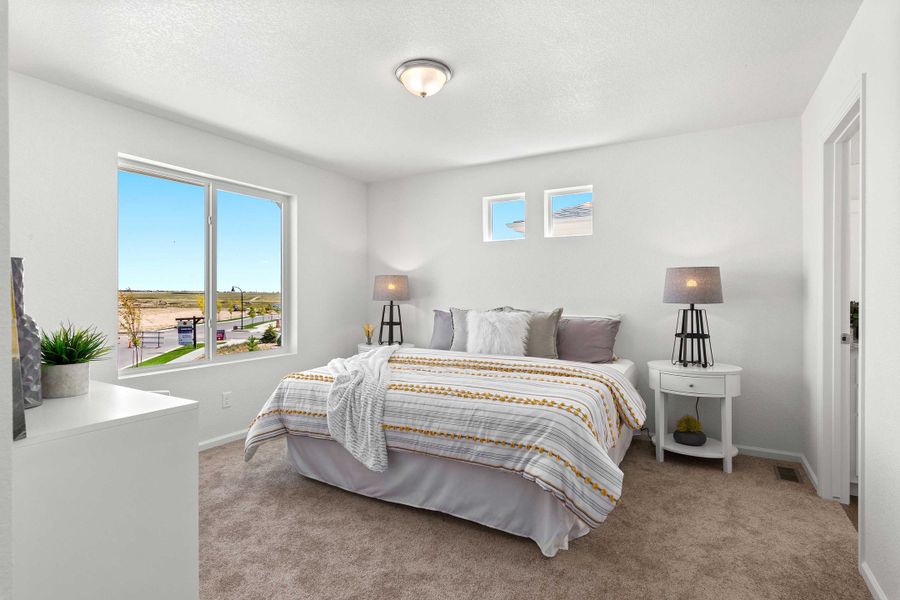 Furnished interior view inside a new home in Green Valley Ranch, Aurora (Image 16). Furnished interior view inside a new home in Green Valley Ranch, Aurora (Image 16).