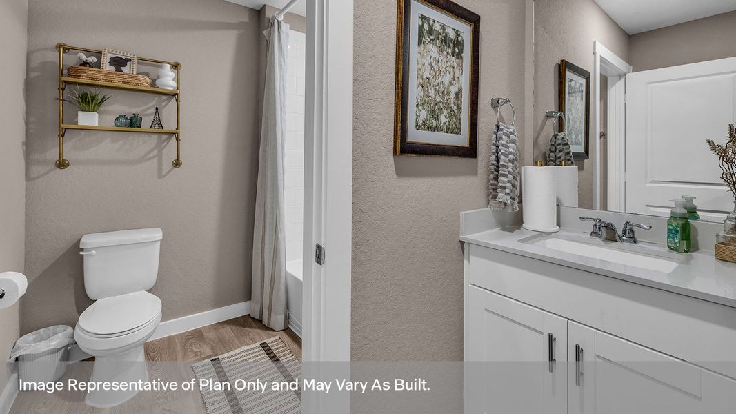 Furnished interior view inside a new home in Sonoma Oaks, Fredericksburg (Image 11).