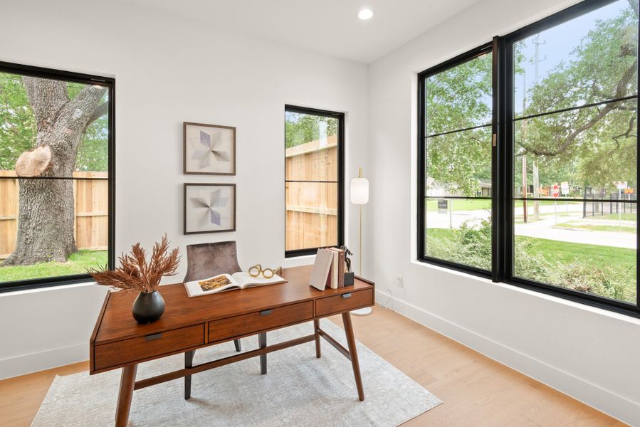 Furnished interior view inside a new home in , Houston (Image 8). Furnished interior view inside a new home in , Houston (Image 8).