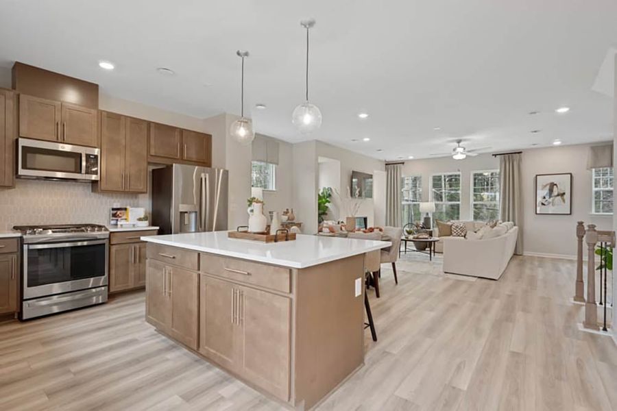 Furnished interior view inside a new home in Dreycott, Lawrenceville (Image 11).